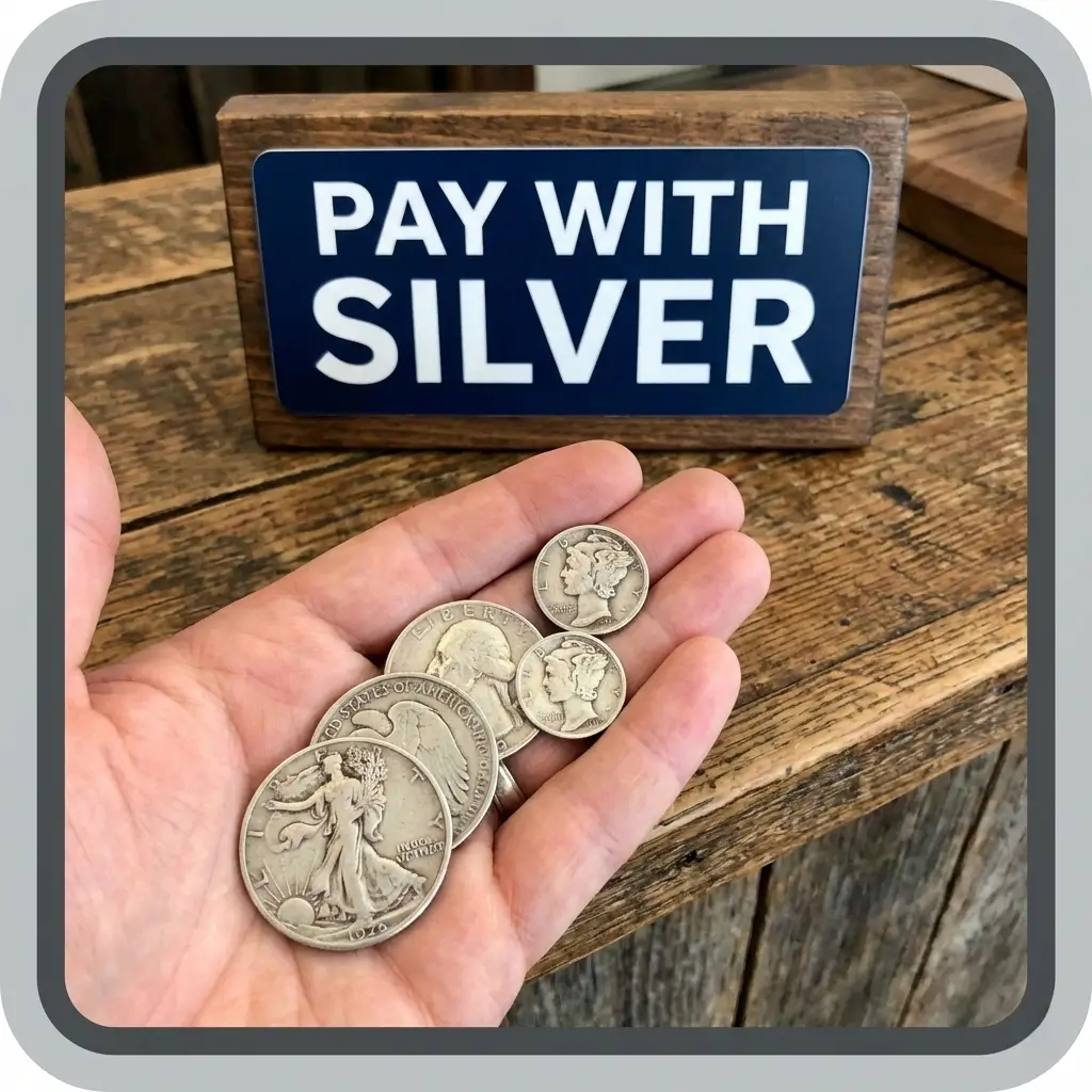 Pay With Silver Coins